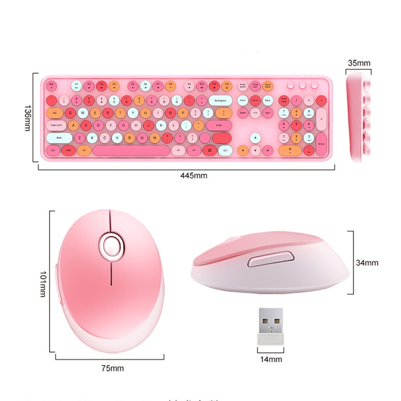 2.4g Desktop Notebook Home Keyboard And Mouse Set